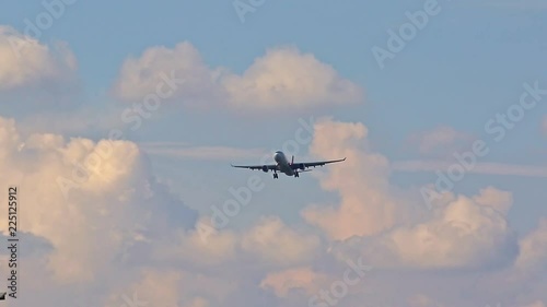 airplane approach for landing  photo