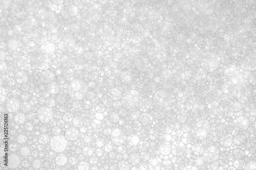 white foam texture abstract background closeup