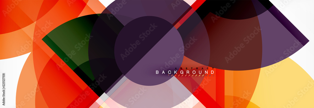 Abstract background bright circles geometric design Abstract background bright circles geometric design