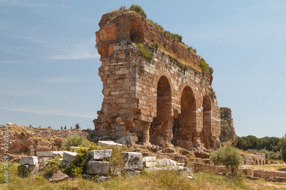 Ruins of the ancient town Tralles (Tralleis), Turkey