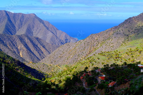 landscape in La Gomera