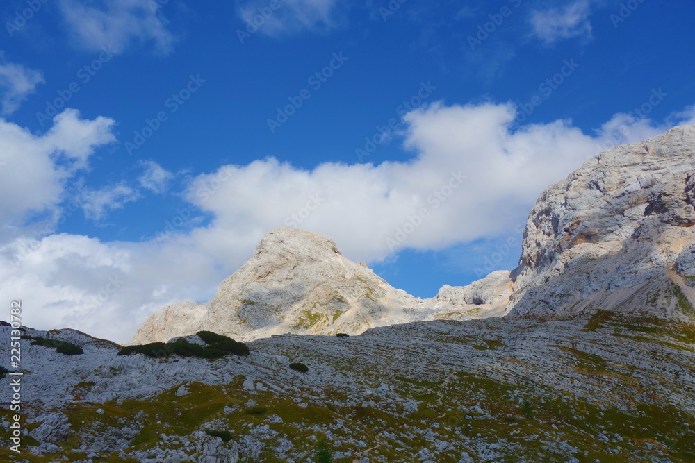 Landscape of Seven lakes valley in Triglav national park, Julian Alps, Slovenia