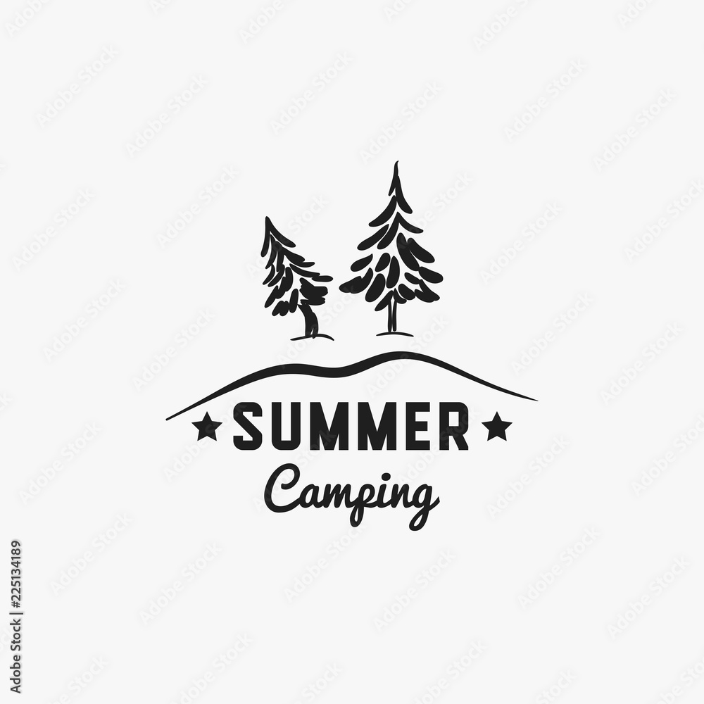 Forest Summer Camp Badge