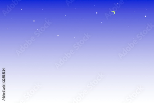 Background blue in night and has star on the sky illustration and abstract. 