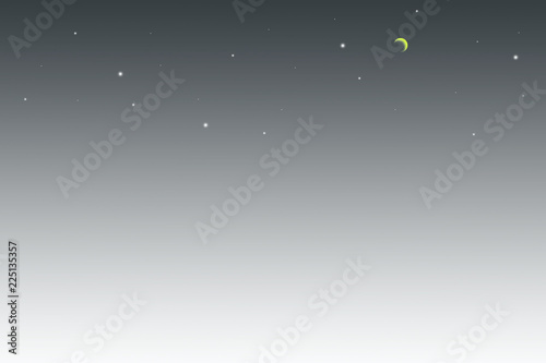 Background blue in night and has star on the sky illustration and abstract. 