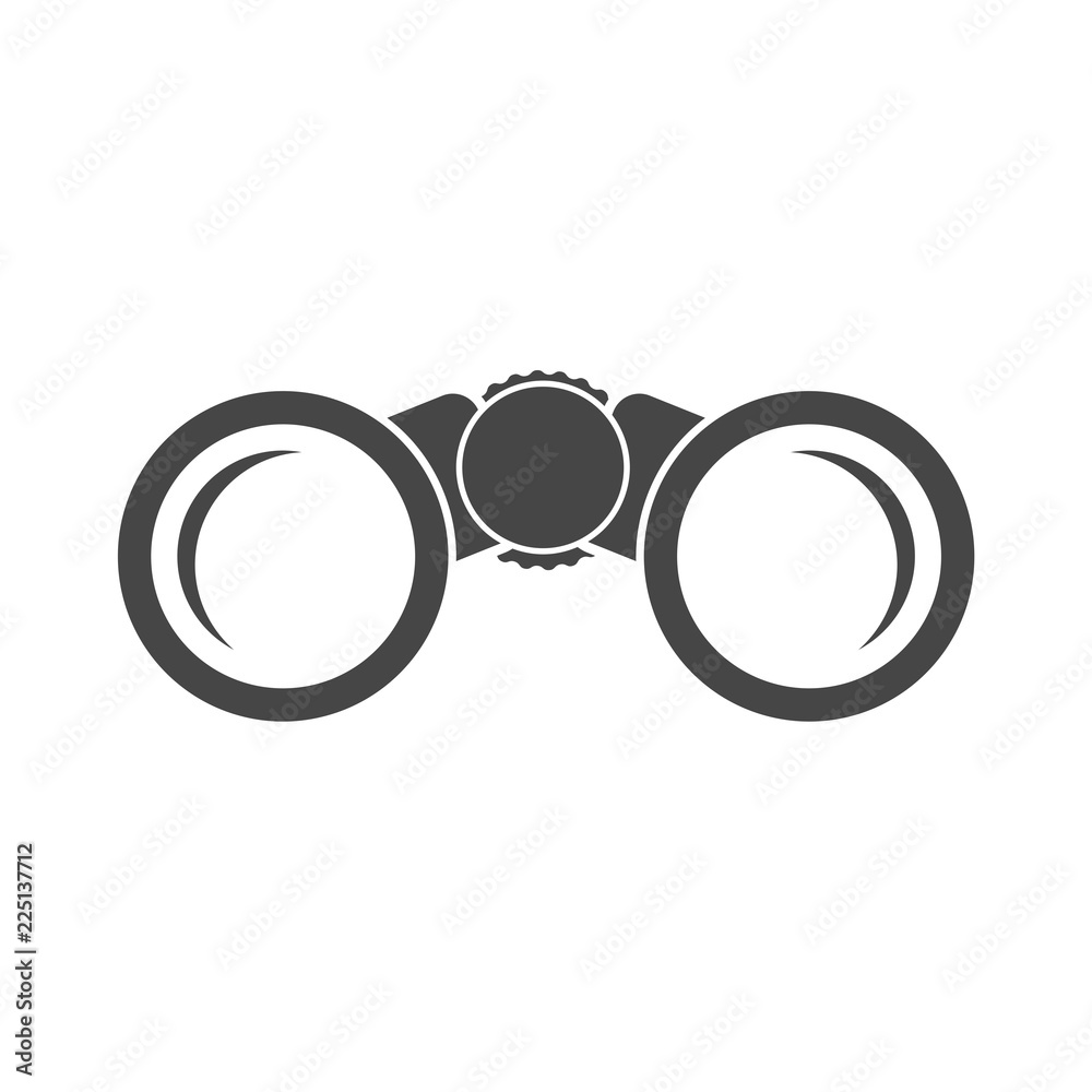 Binoculars vector isolated, Binocular icon Binoculars vector isolated, Binocular icon
