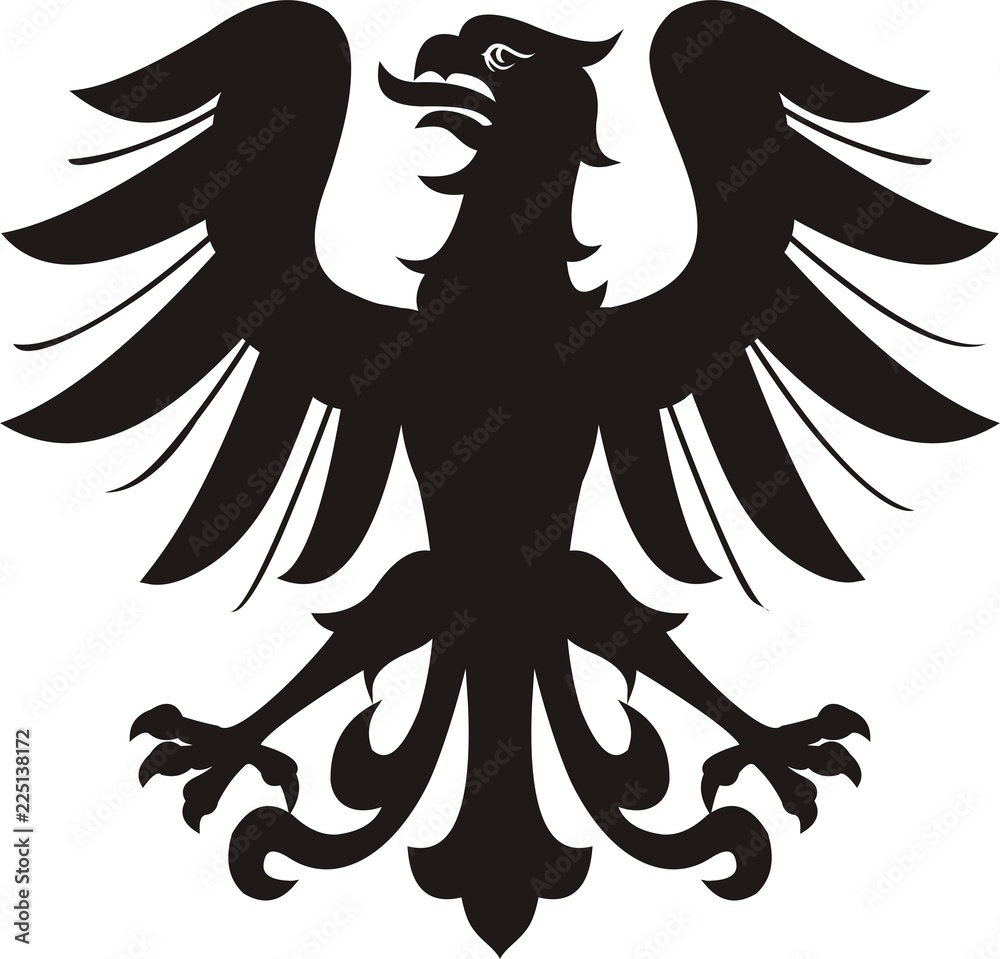 Obraz premium Heraldic eagle