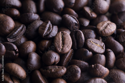 Roasted Coffee Beans Background