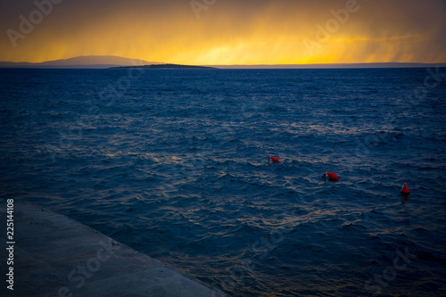 stormy sunset