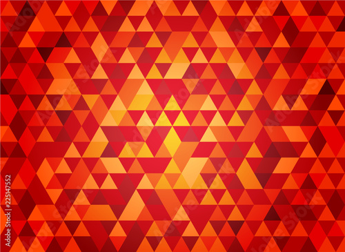 abstract red triangular geometric shape background