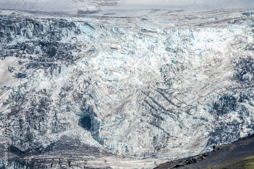 Wallpaper Mural View of the Myrdalsjokull glacier , covering the active volcano Katla, Thorsmork, Highlands at the southern end of the famous Laugavegur hiking trail. Torontodigital.ca