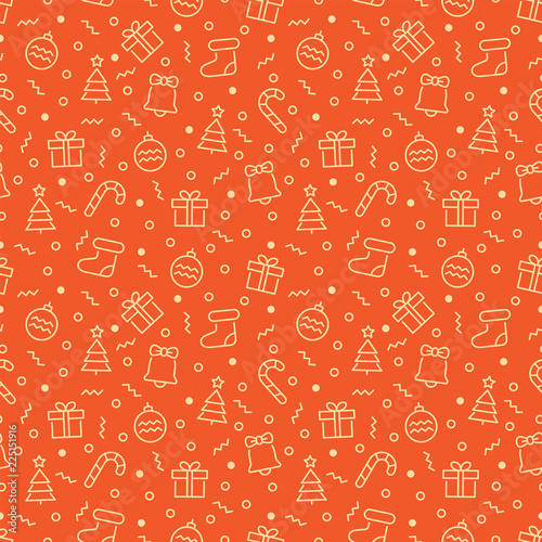 Christmas vector seamless pattern. Vector eps 8 format