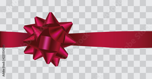 red satin ribbon