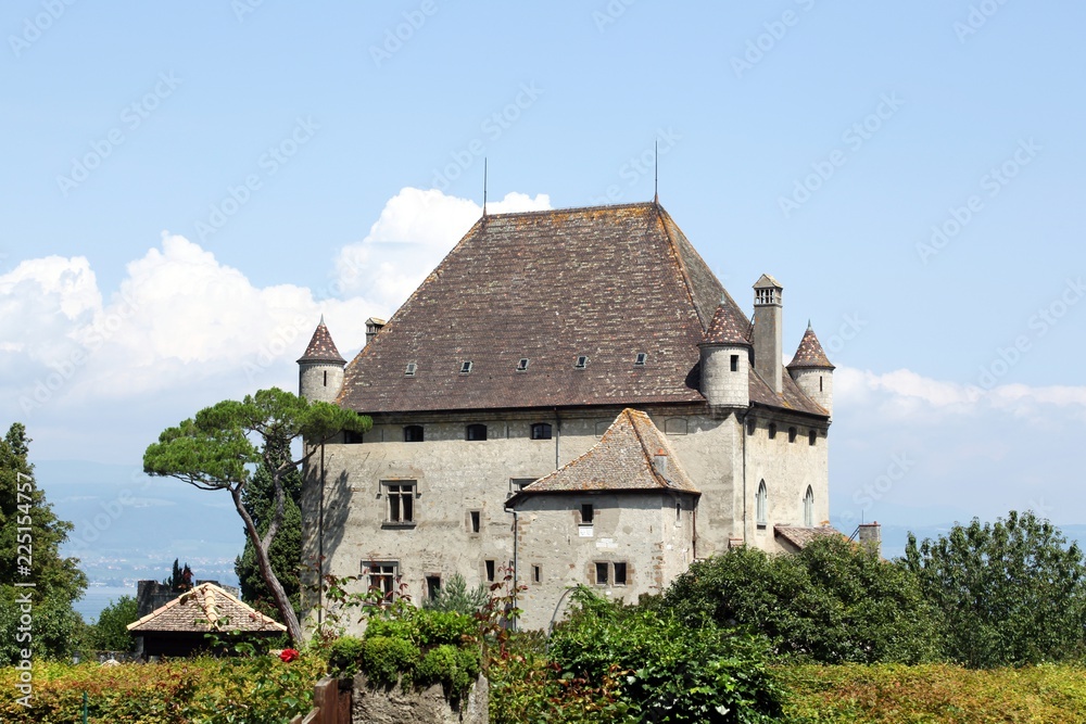 The castle of Yvoire in France