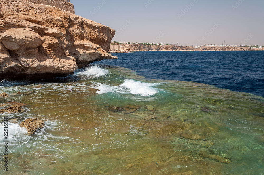 Holidays in Egypt. Summer vacation in Sharm El Sheikh. The Egyptian red sea