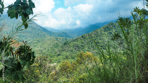 mountain view at the sierra nevada in colombia