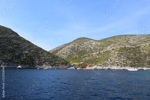 port view from the sea 