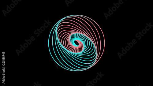 Spiral vector background 