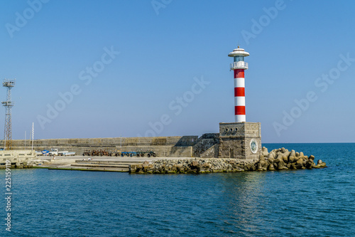 The lighthouse of Port of Burgas