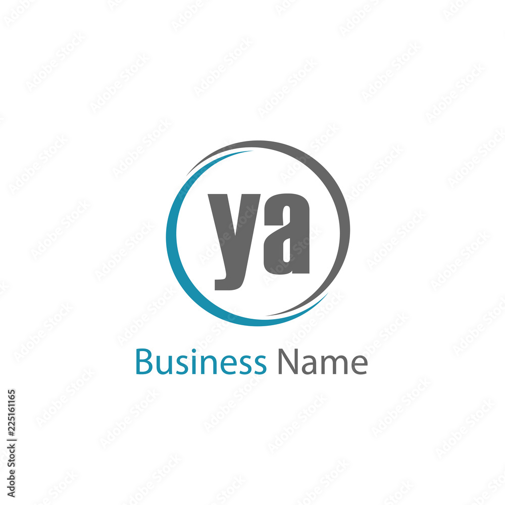 Initial Letter YA Logo Template Design Initial Letter YA Logo Template Design