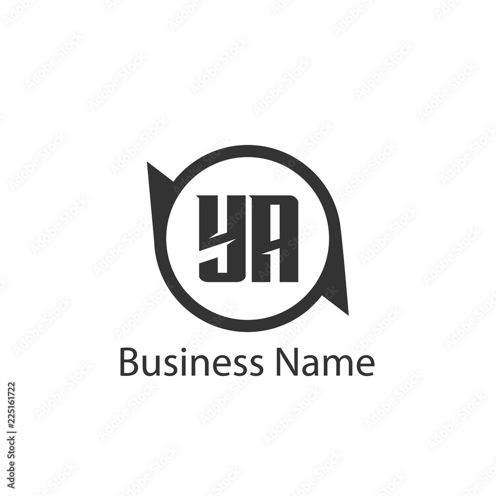 Initial Letter YA Logo Template Design Initial Letter YA Logo Template Design