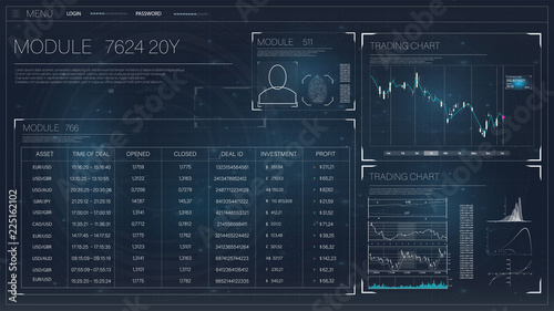 Hud. Beautiful with hud. Stock stock market finance illustration. Graph chart data background. Internet dating. Web design, development. Hud ui. Stock market symbol. 