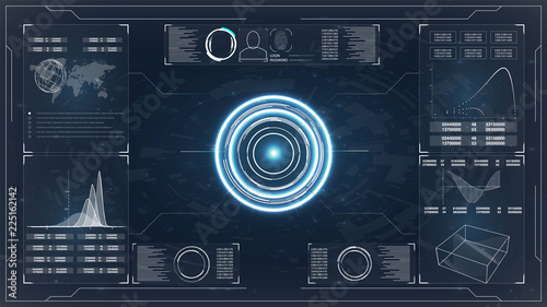  Vector background abstract technology communication concept. Futuristic interface hud design. Abstract digital background.