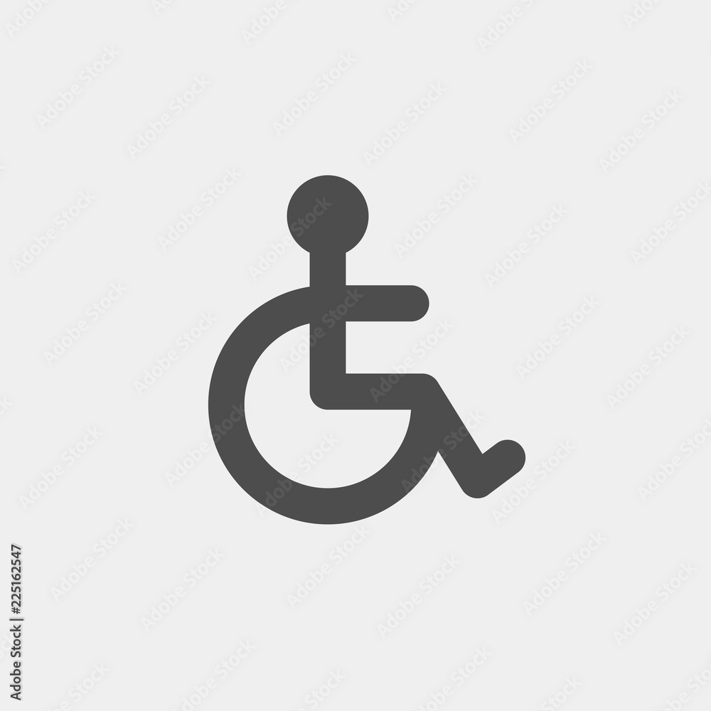 Invalid carriage flat vector icon. Invalid flat vector sign Invalid carriage flat vector icon. Invalid flat vector sign