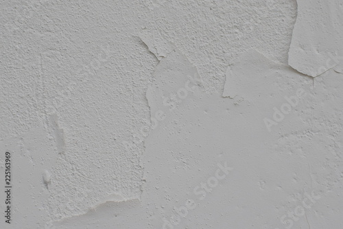 Canvas Print house facade, wall with flaky plaster