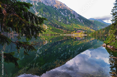 Morskie Oko lake in Tatry mountains  Poland