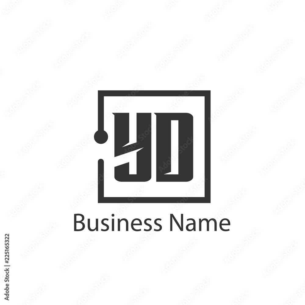 Initial Letter YD Logo Template Design Initial Letter YD Logo Template Design