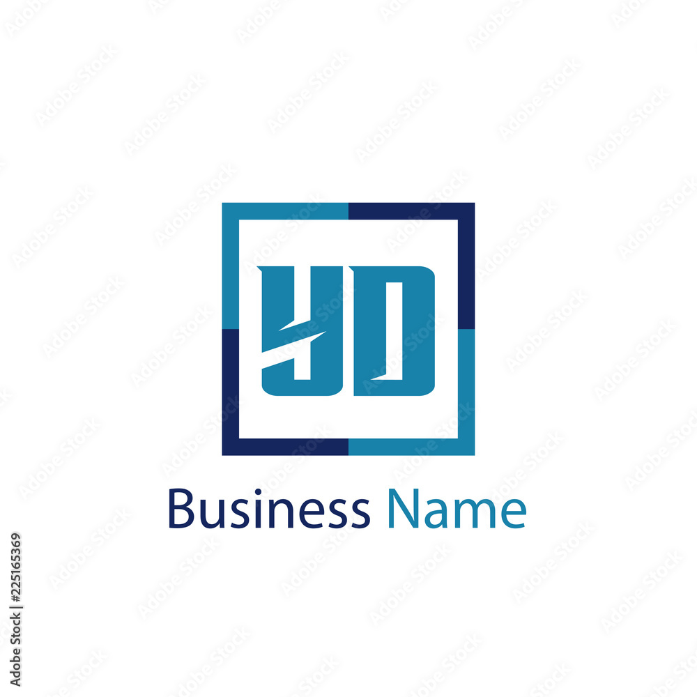 Initial Letter YD Logo Template Design Initial Letter YD Logo Template Design