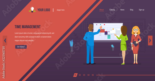 Time management. Control over project, deadlines for realization of project.