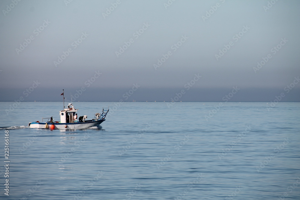 Pesca en el mar