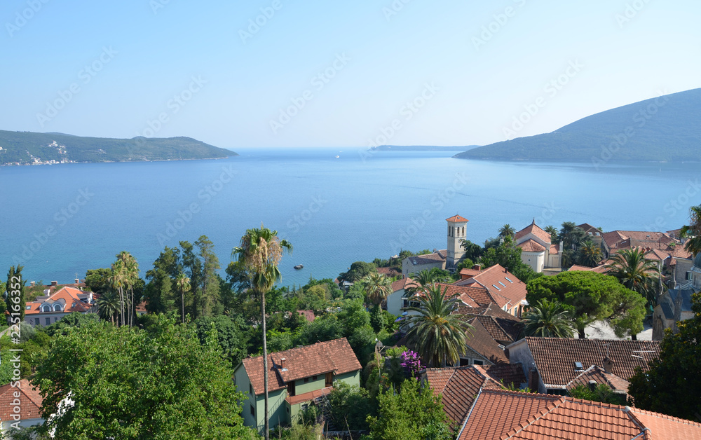 view of the Bokocotor bay in the Montenegro