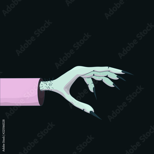 , banner or flyer halloween template, spooky poster for