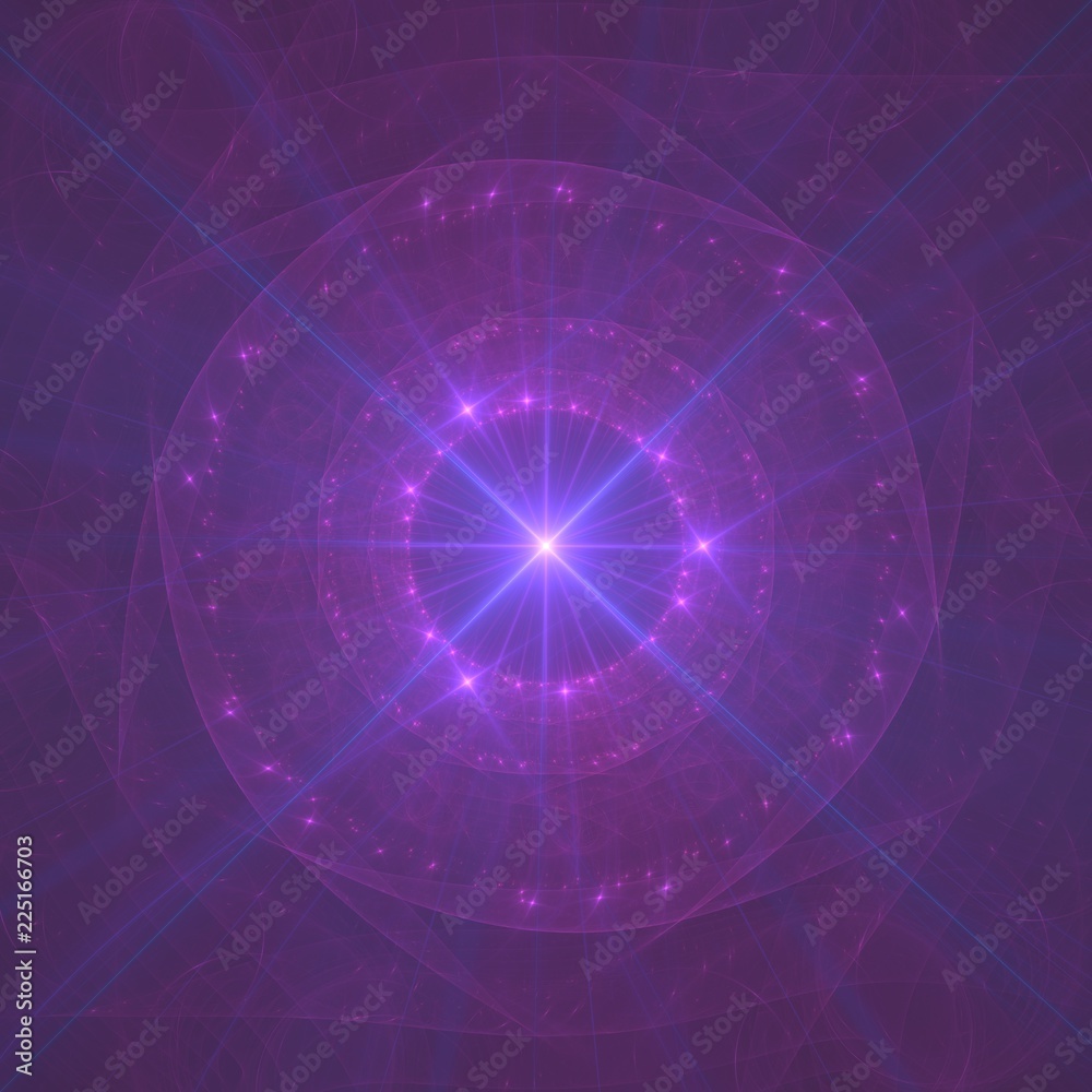 Obraz premium The Third Eye Fractal Art Robot Eye