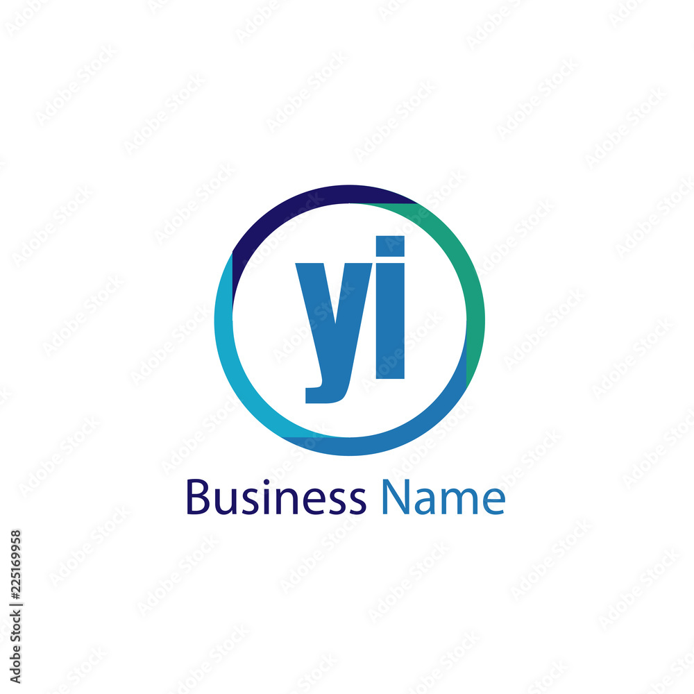Initial Letter YI Logo Template Design Initial Letter YI Logo Template Design