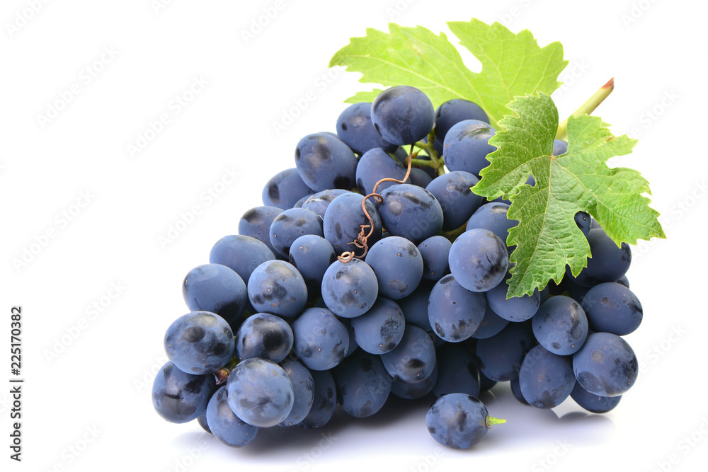 Fototapeta premium Grapes on a white background