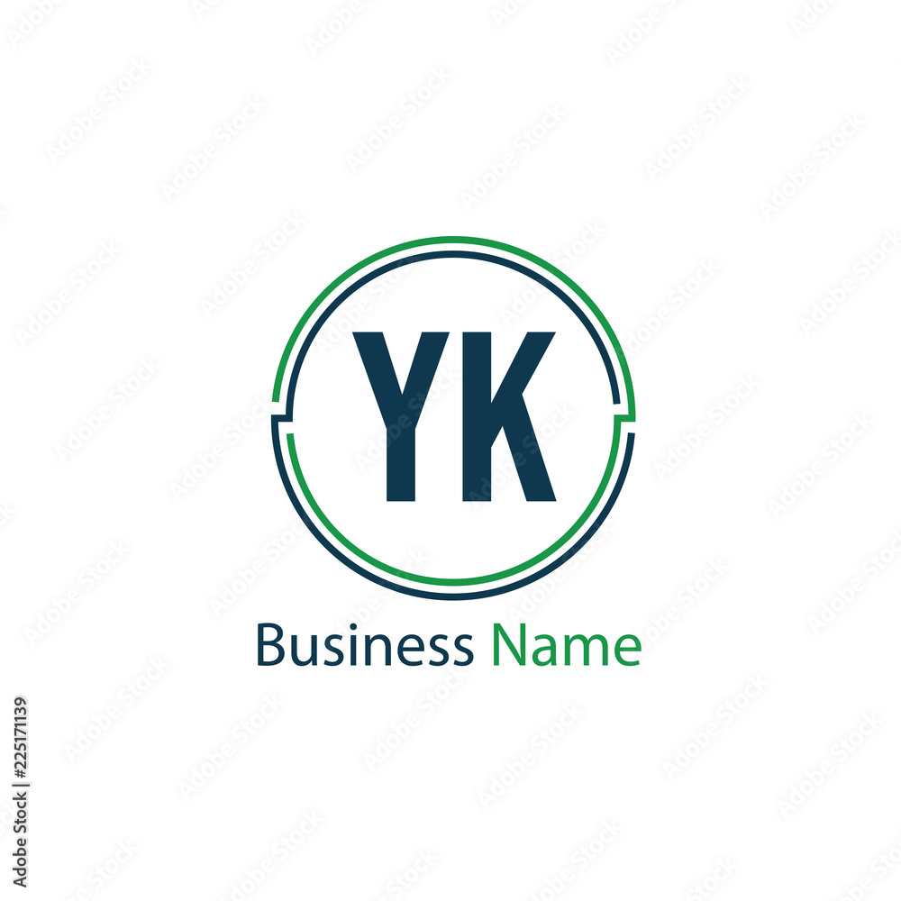 Initial Letter YK Logo Template Design Initial Letter YK Logo Template Design