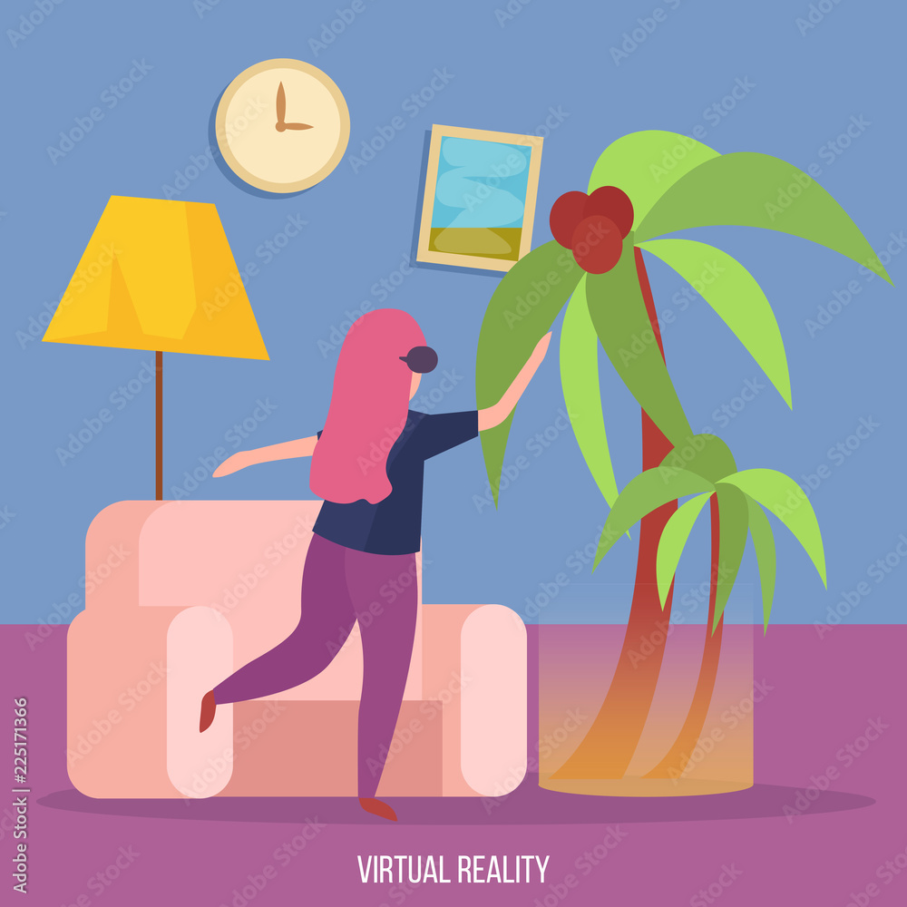 Virtual Reality Orthogonal Background Virtual Reality Orthogonal Background