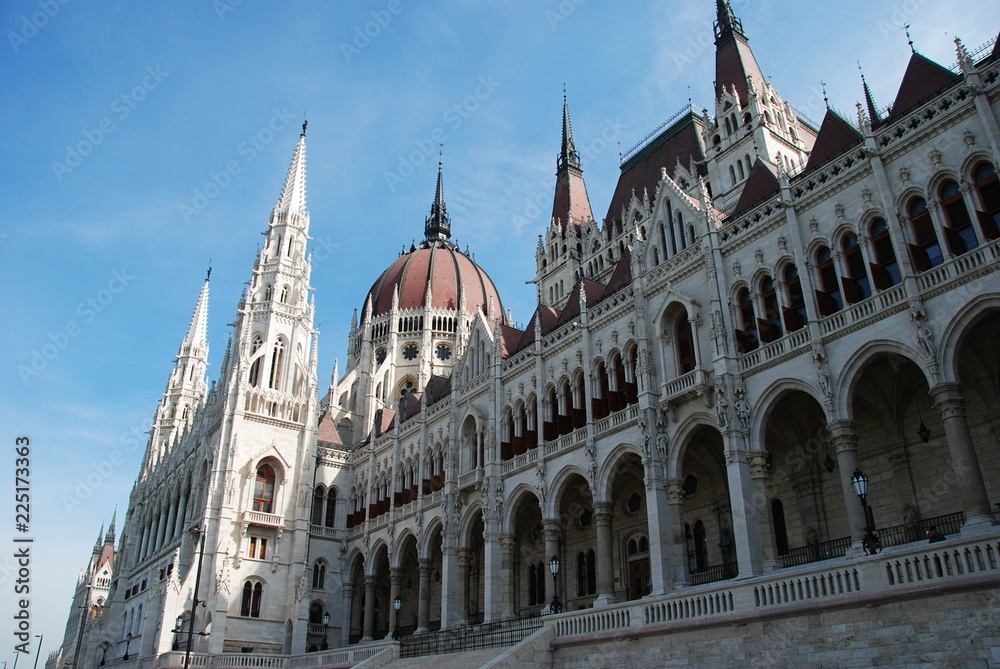 Parliament building, the dominant of Budapest, Hungary