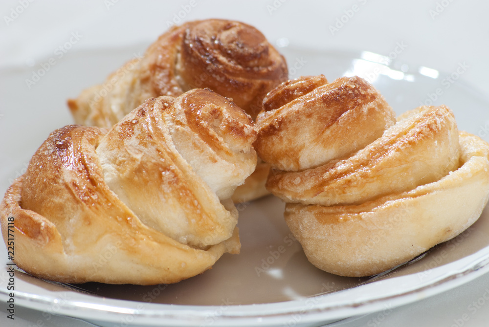 pastry on white dish