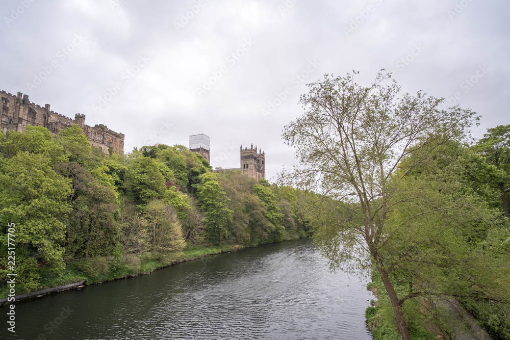 View of River Wear in Durham, United Kingdom.