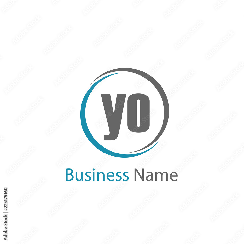 Initial Letter YO Logo Template Design Initial Letter YO Logo Template Design