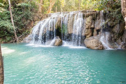 Pristine Erawan waterfall