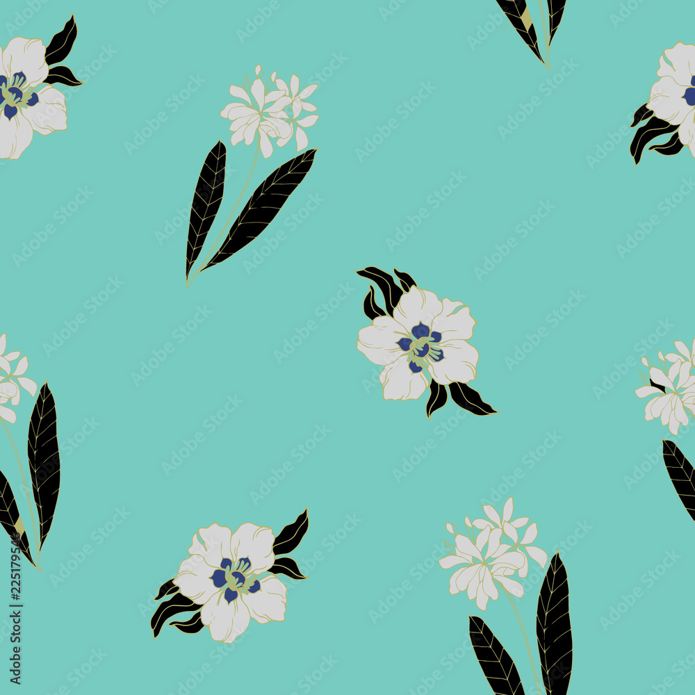 Beautiful seamless floral pattern background. Beautiful seamless floral pattern background.