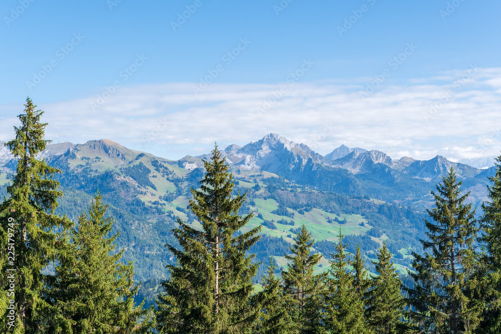 Alpen in der Schweiz - Bergkette