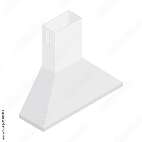 Cooker hood isometric
