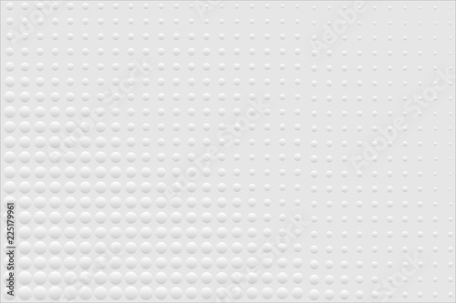 White background texture. Abstract bumpy surface texture of gray round dots. Vector illustration, EPS10. Can be used as background, backdrop, image montage in graphic design, book cover, flyer, etc.